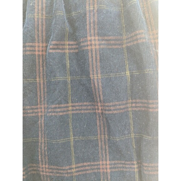 Madewell Corduroy Windowpane Pattern Pull On Wide Leg Trendy Pants Women's XXS - Picture 9 of 9